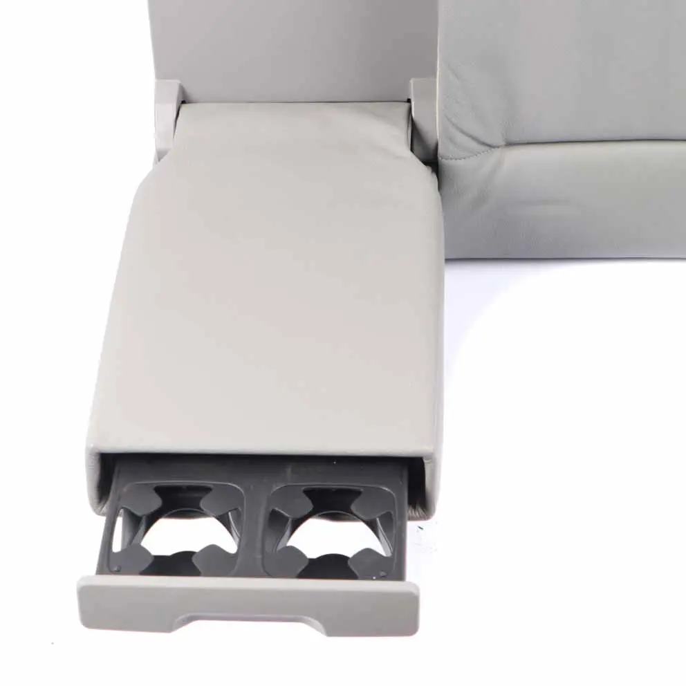 Rear Seat Backrest BMW E91 Touring Left N/S Back Cover Leather Dakota Grey