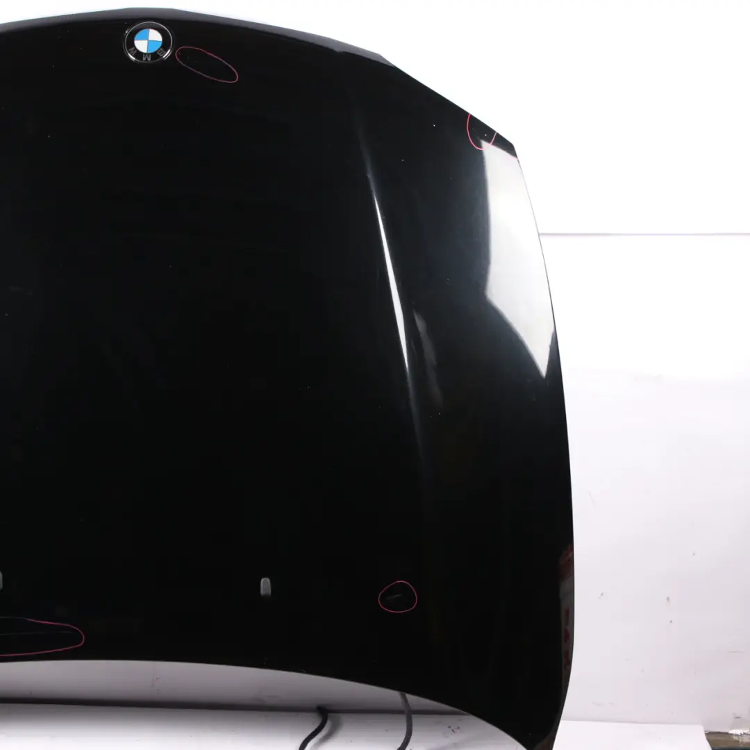 BMW 1 E81 E87 6 Hood Bonnet Cover Panel Black Sapphire Metallic - 475