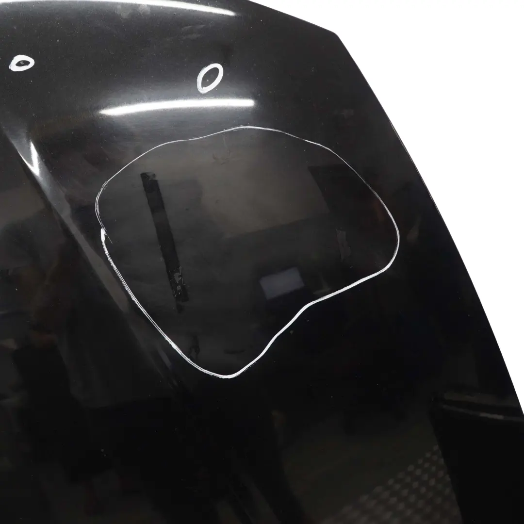 BMW E81 E87 Hood Bonnet Cover Panel Black Sapphire Metallic - 475