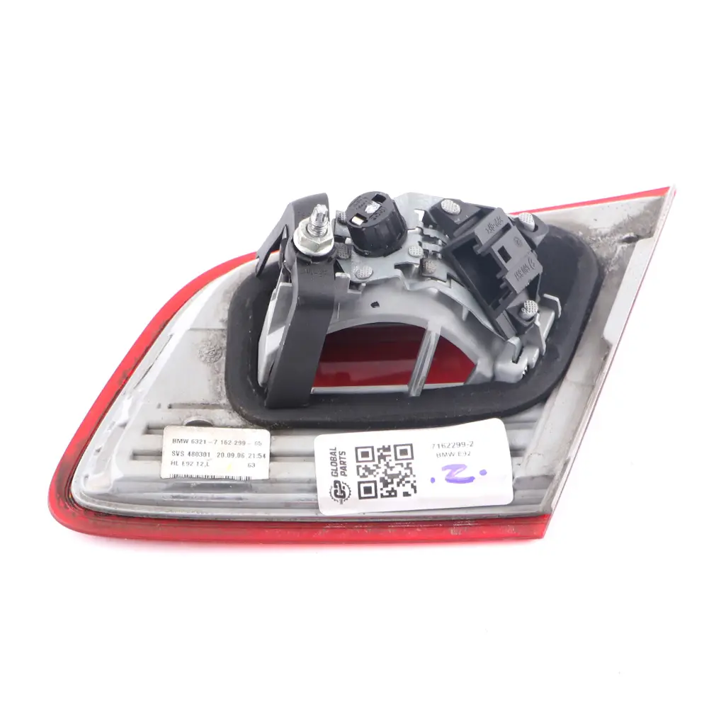 BMW E92 Trasera Izquierda Lado Pasajero Interior Maletero Tapa Luz 7162299