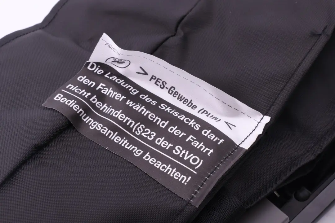 BMW 3 Series E90 Rear Seat Ski Bag Cassette Skibag Grau Grey 7162672