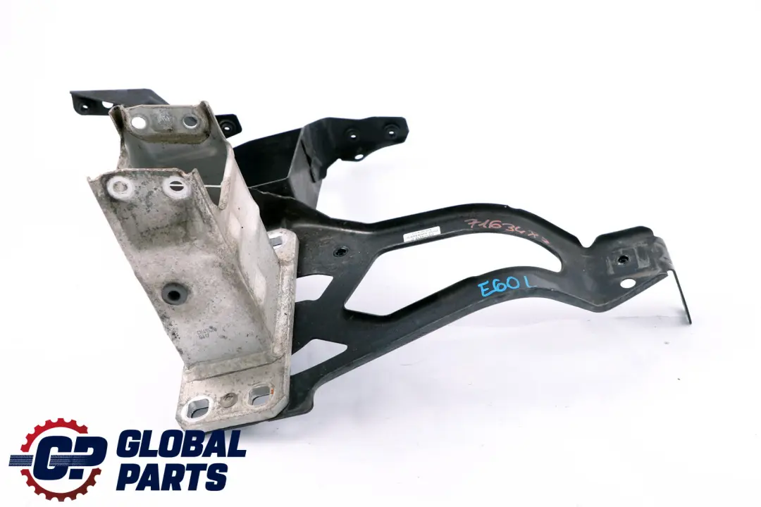 BMW E60 E61 LCi Soporte Parachoques Delantero Barra De Choque Izquierda 7163483