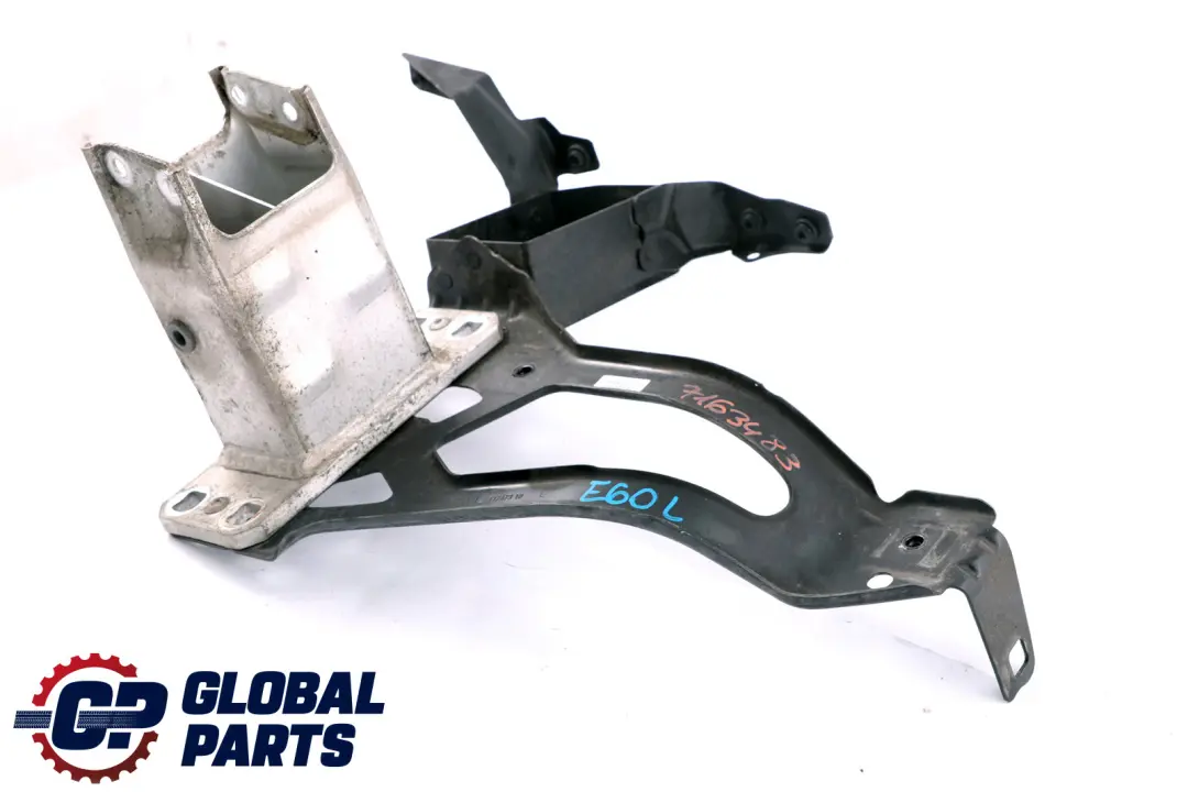 BMW E60 E61 LCi Soporte Parachoques Delantero Barra De Choque Izquierda 7163483