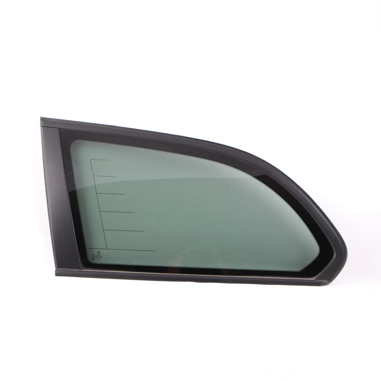 Window Glass BMW E61 Touring Side Left N/S Door Trim Tinted Black AS3 7163605