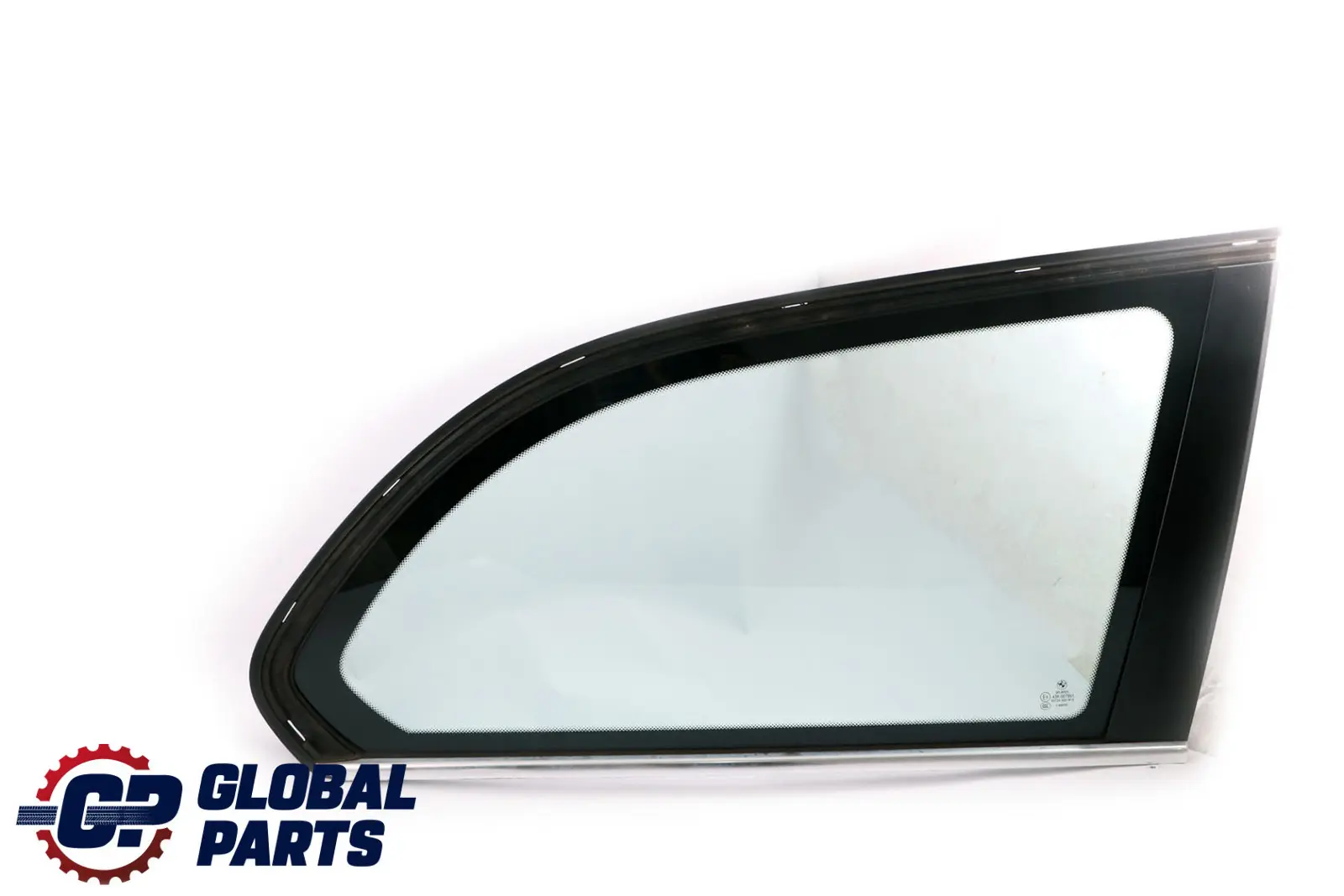 BMW 5 Series E61 Touring Rear Right Side Window O/S Green AS2 Glass Chrome