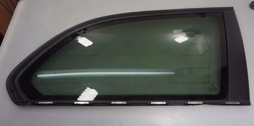 Right Side Tinted Window O/S Green AS3 BMW 5 Series E61 Touring Rear - SKU 7163610 - Part number 7163610