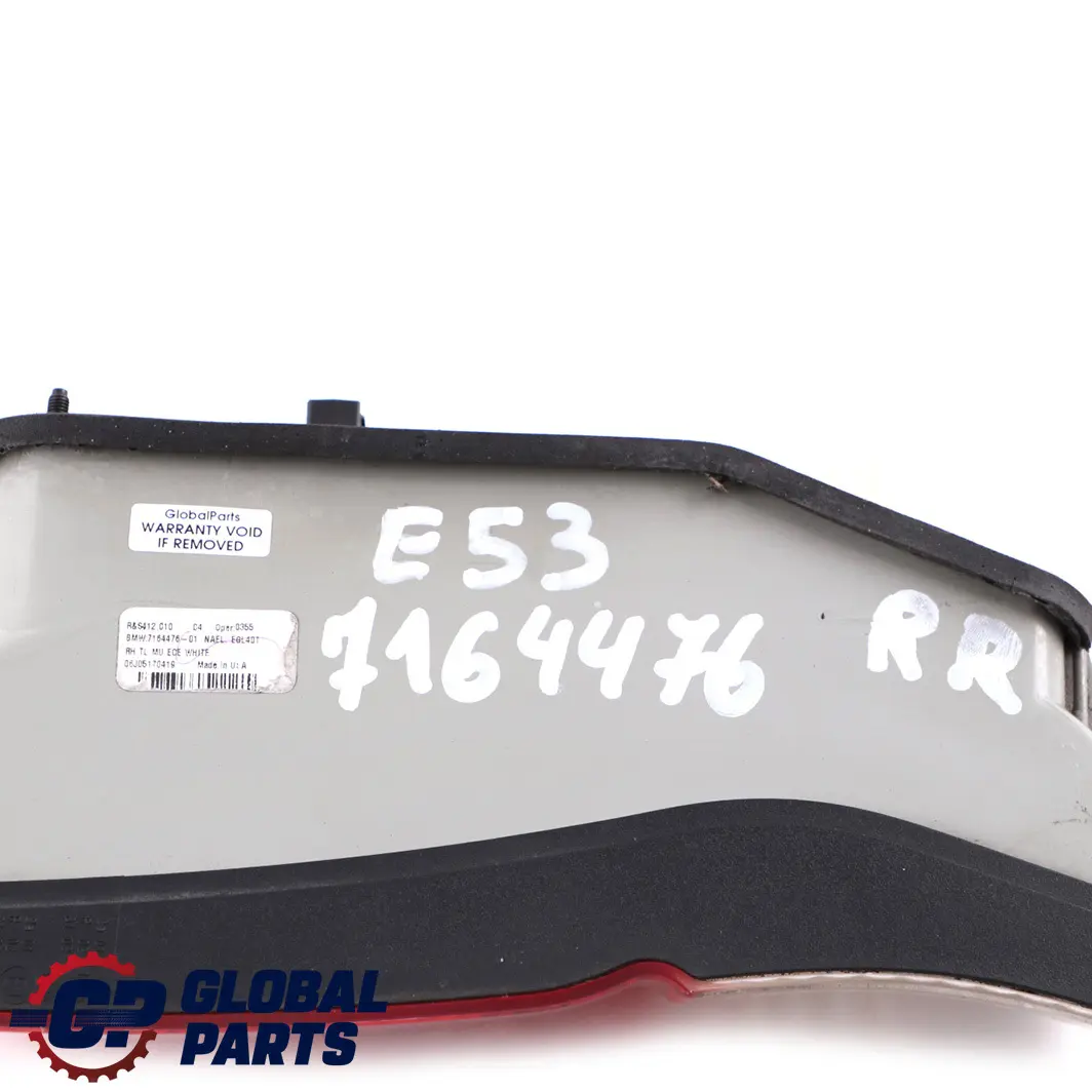 BMW X5 E53 Luz En El Panel Lateral Blanco Trasero Derecho 7164476