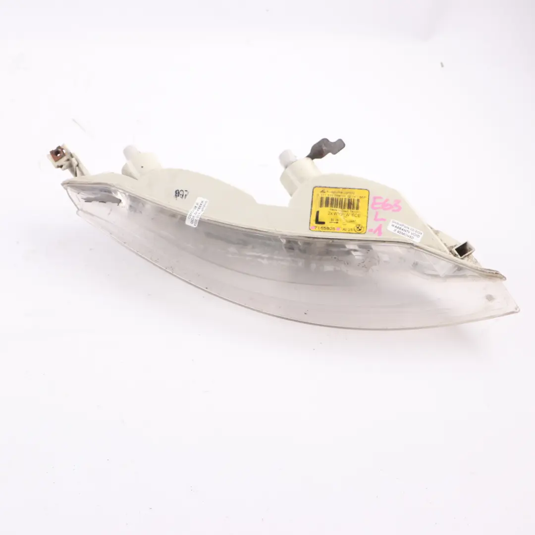 Indicator Lamp BMW E63 E64 Direction Signal Light White Front Left N/S 7165805