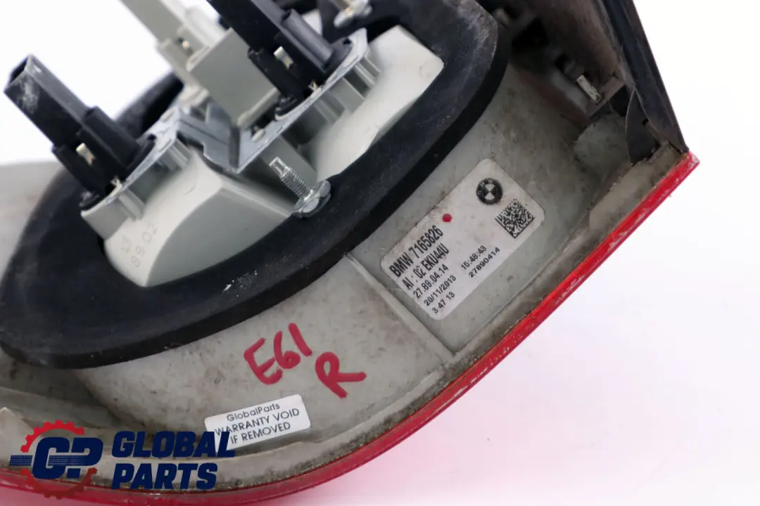 BMW 5 Series E61 Rear Light White Right Lamp O/S 7165826
