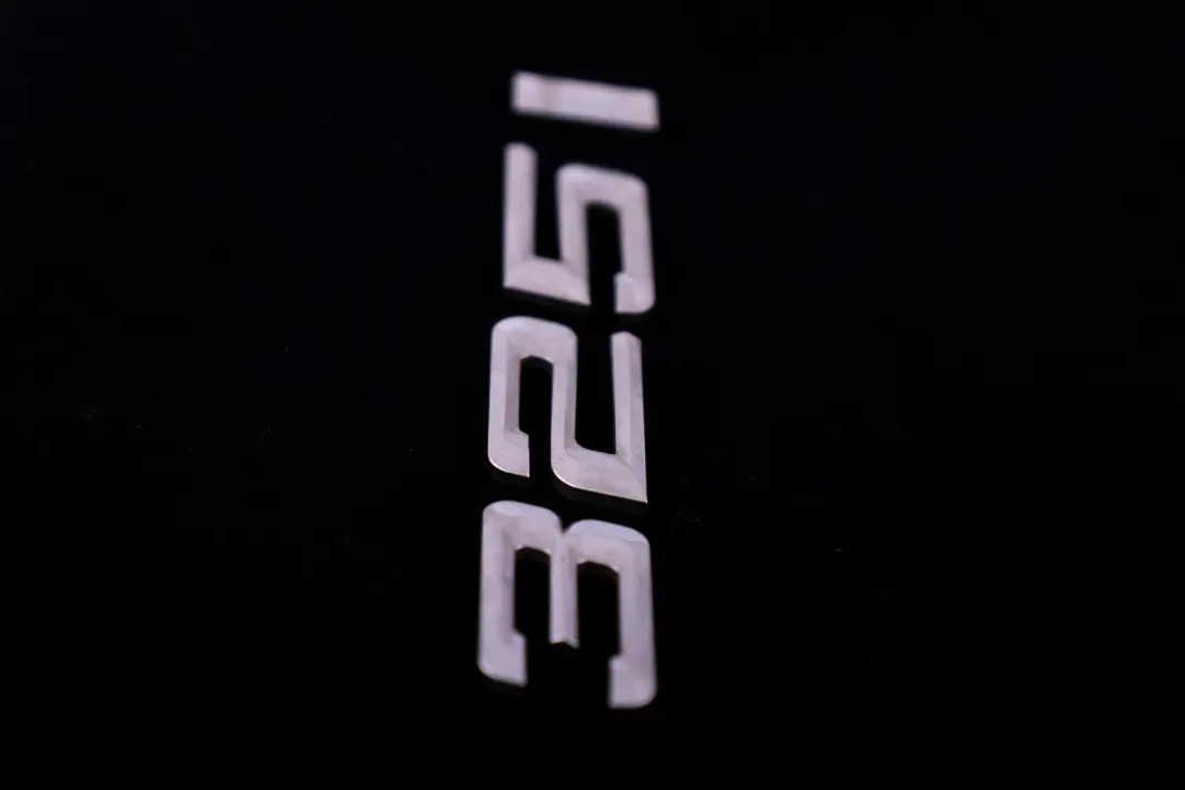 Trunk Emblem BMW E92 E93 LCI Adhered Rear Lid 325i 7166212