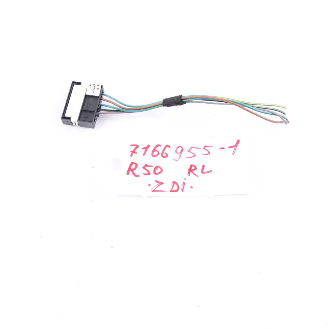 Mini R50 Luz Cable Lámpara Enchufe Enchufe Cableado Trasero Izquierdo Lado Panel