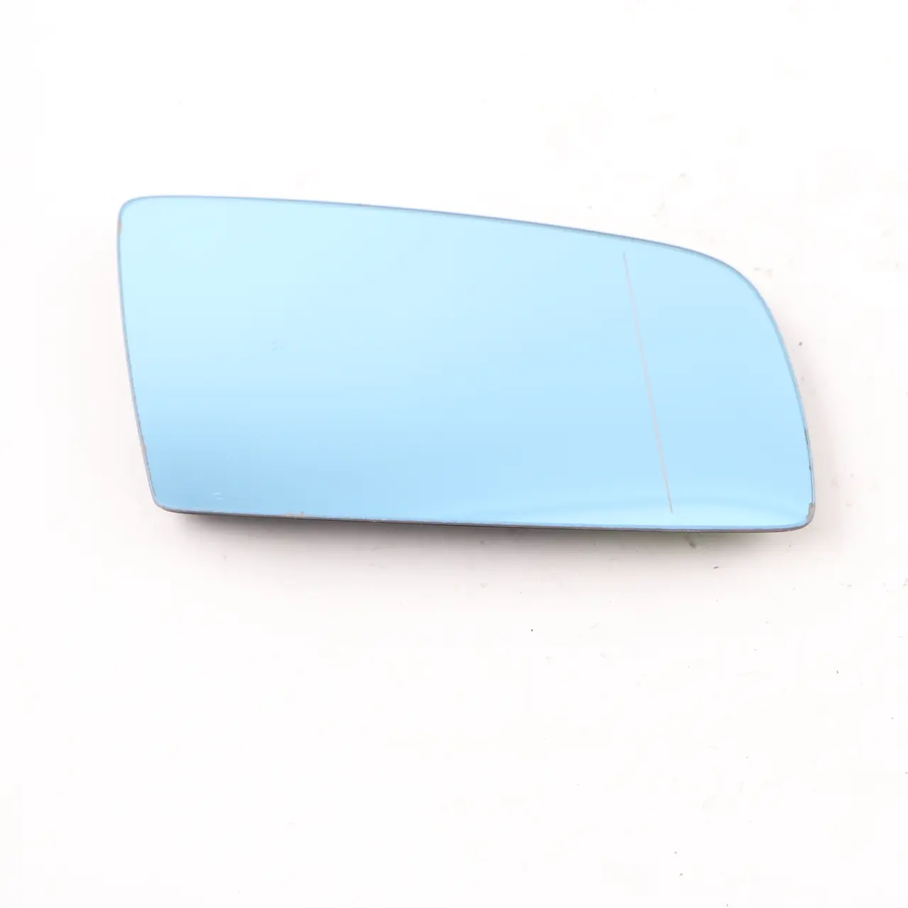 Wing Mirror Glass BMW E60 E61 E63 Door Right O/S Wide Angle Blue 7168180