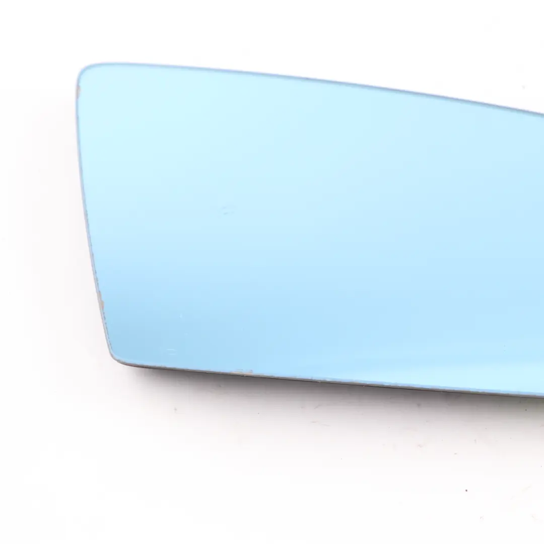 Wing Mirror Glass BMW E60 E61 E63 Door Right O/S Wide Angle Blue 7168180