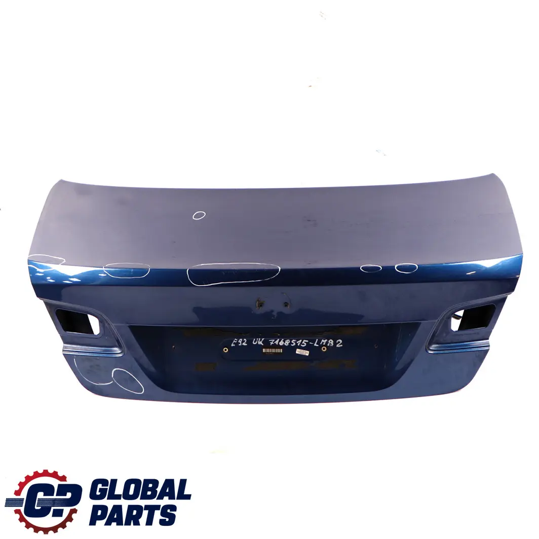 BMW 3 E92 2 Coupe Tailgate Boot Lid Rear Lid Le Mans Blau Blue Metallic - 381