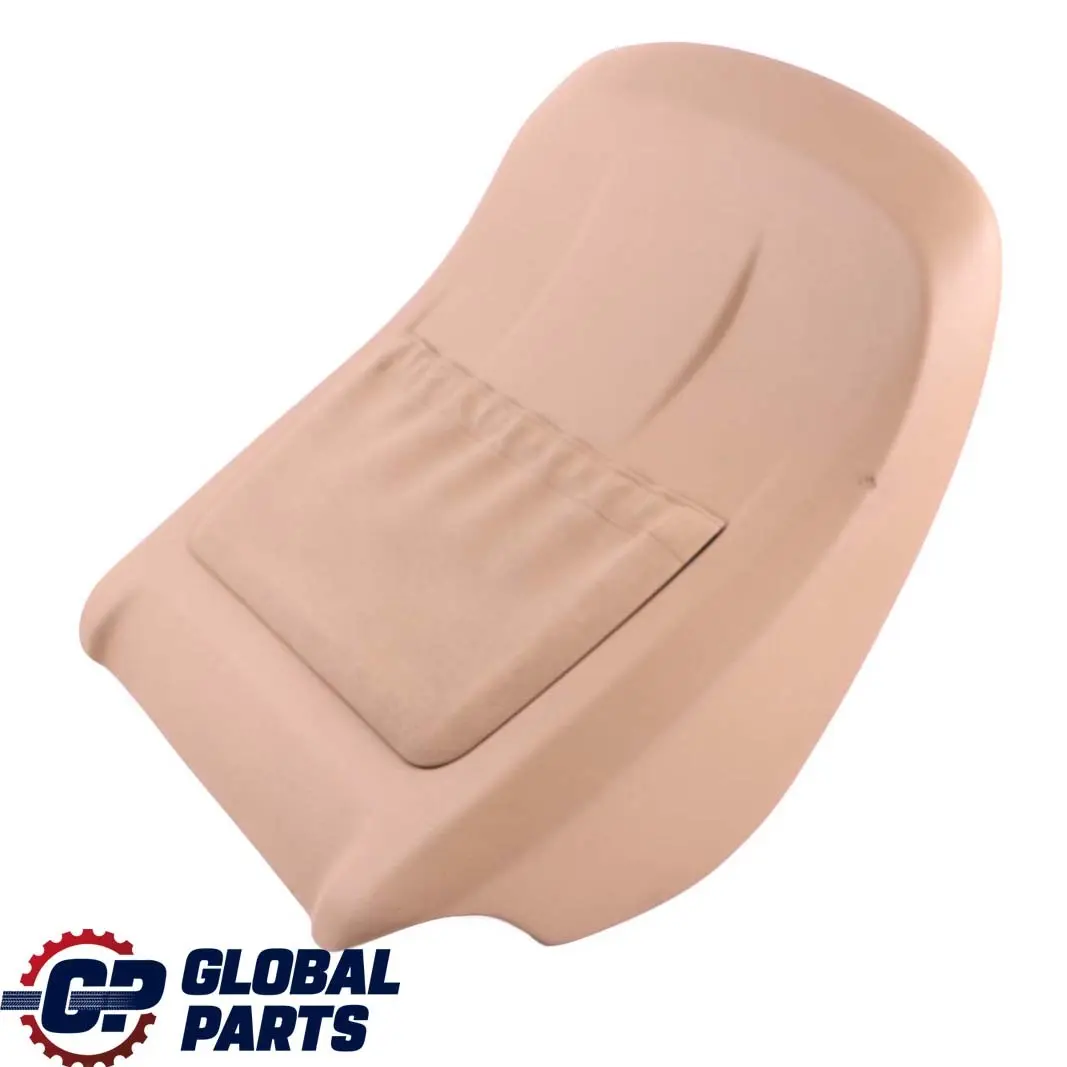 BMW X5 X6 E70 E71 1 Front Seat Backrest Rear Vinyl Back Panel Pocket Beige