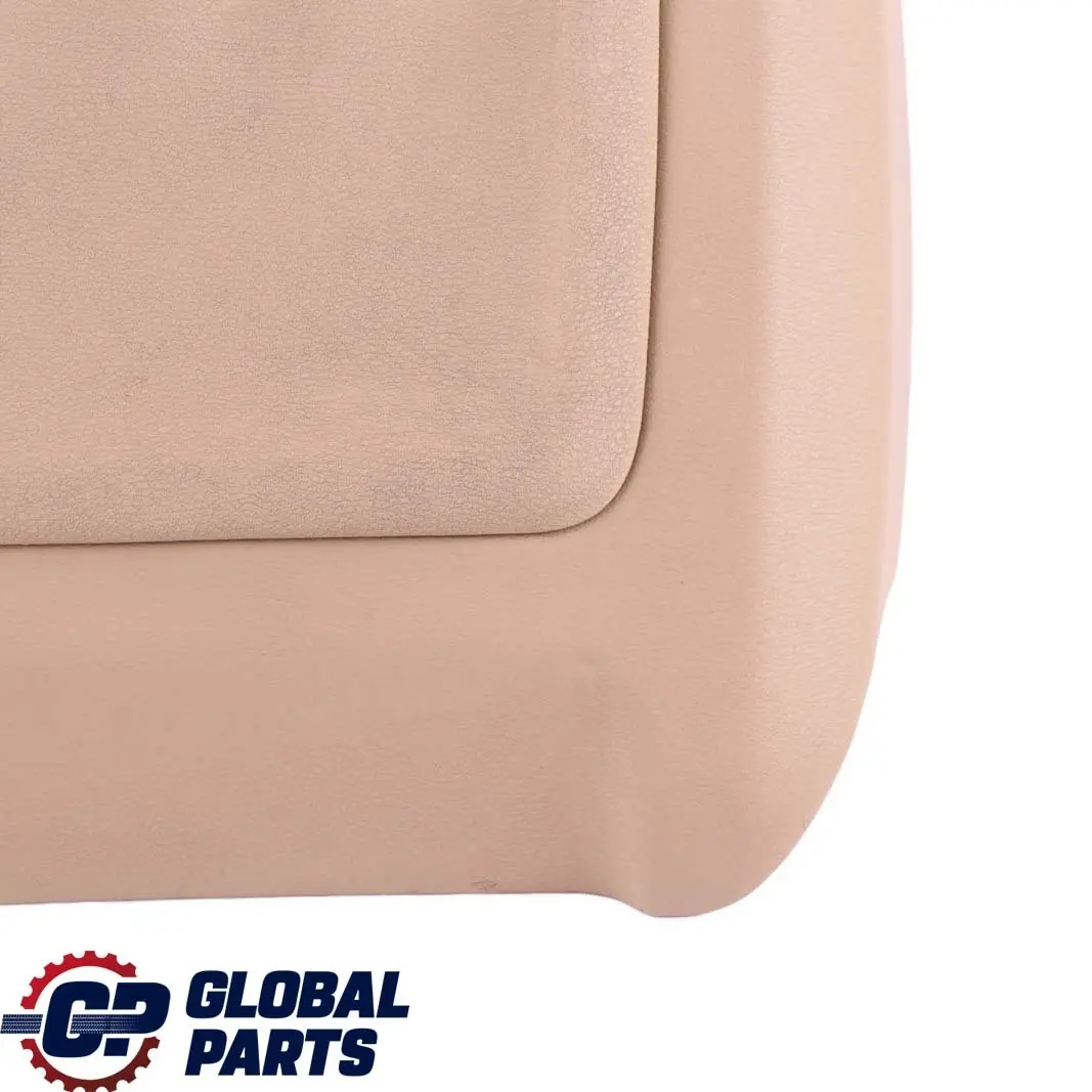 BMW X5 X6 E70 E71 1 Front Seat Backrest Rear Vinyl Back Panel Pocket Beige