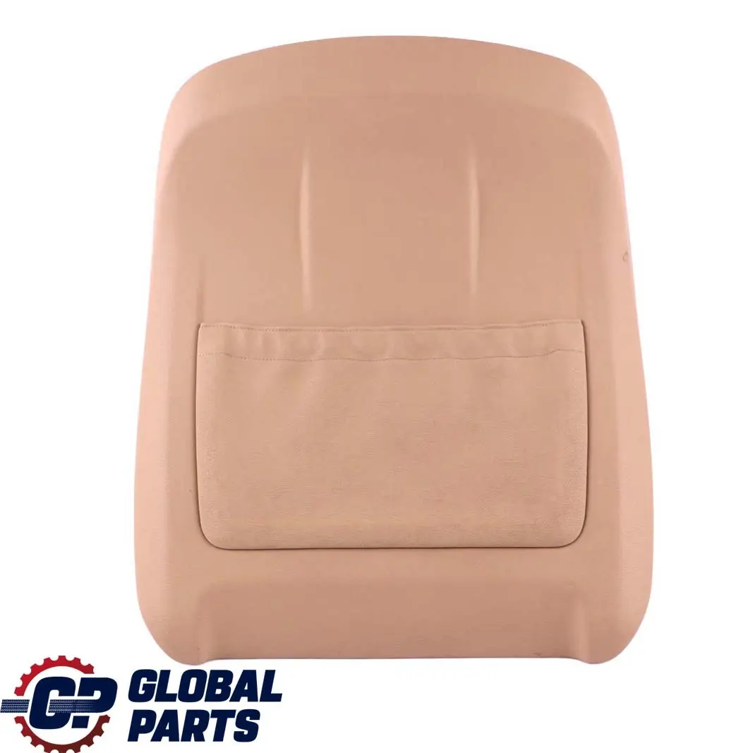 BMW X5 X6 E70 E71 1 Front Seat Backrest Rear Vinyl Back Panel Pocket Beige