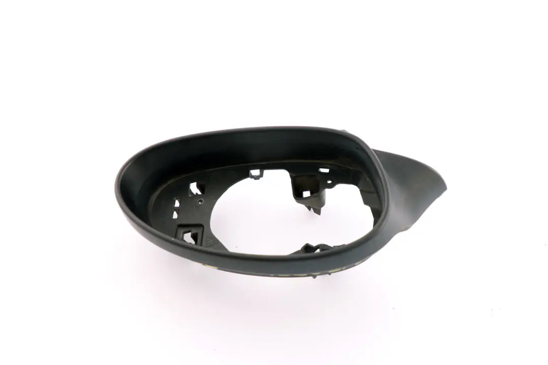 BMW E90 E91 E92 E93 Soporte Anillo Espejo Carcasa Derecha Negro