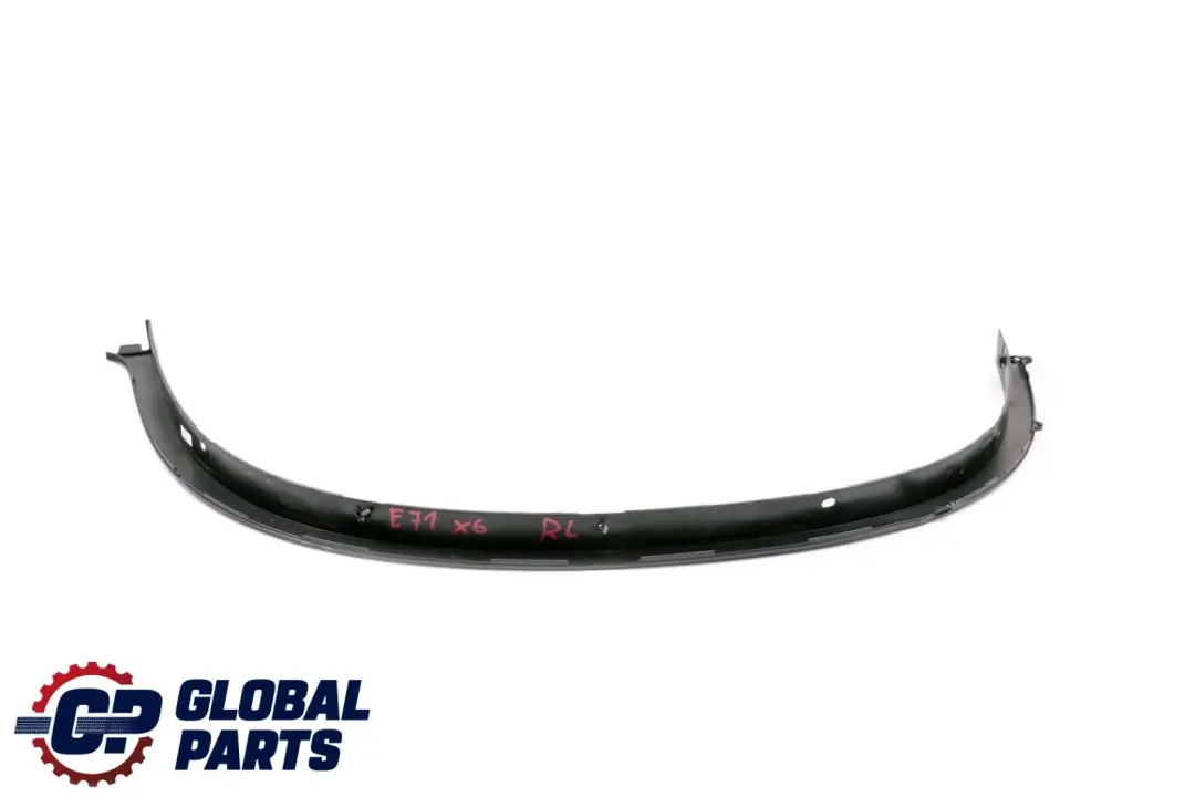 BMW X6 E71 Rivestimento Arco Ruota Posteriore Sinistro Striscia Nero 7176329