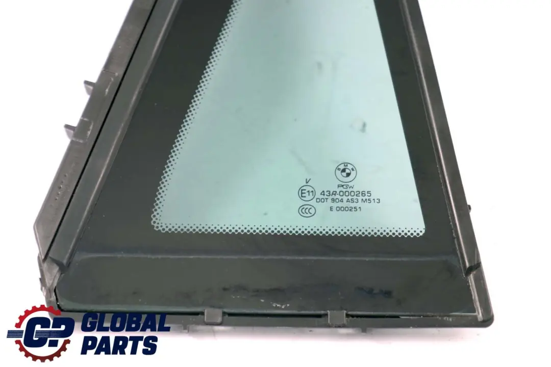 Ventana Lateral BMW X6 E71 E72 Puerta Cristal Fijo Negro Trasera Derecha AS3