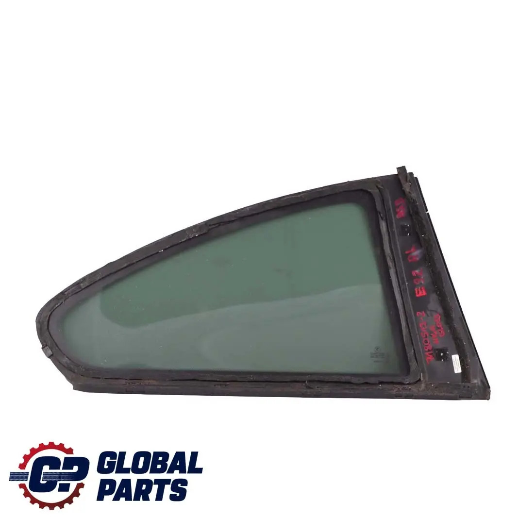 BMW 3 Series E92 Rear Left Door Side Window Glass Black AS3 Trim High Gloss