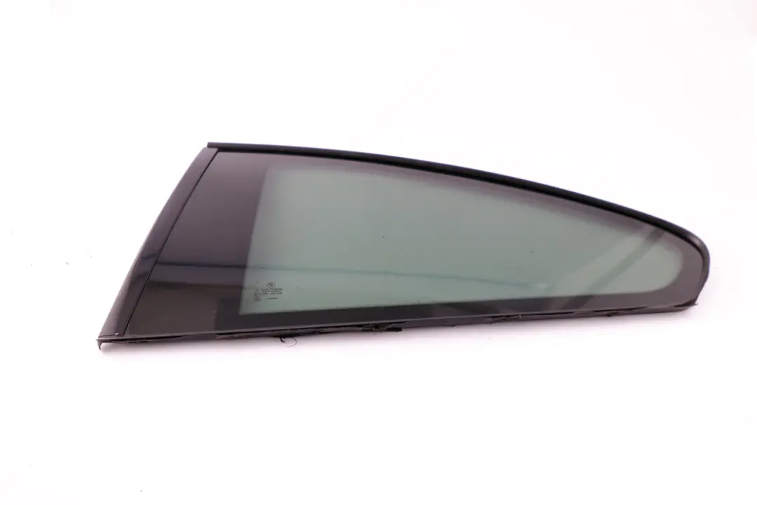 BMW E92 Hintere linke Tür Seitenfenster Glas Schwarz AS3 Schwarz Trim