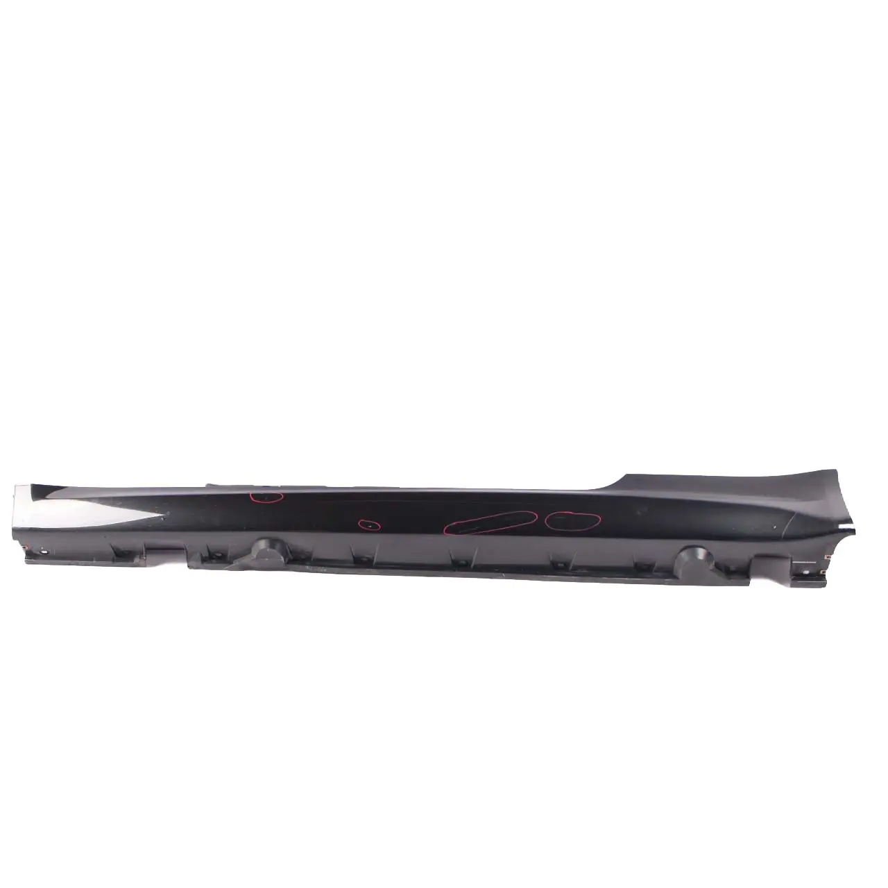 BMW E63 LCI Sill Side Cover Skirt Left N/S Trim Panel E64 Black Sapphire - 475