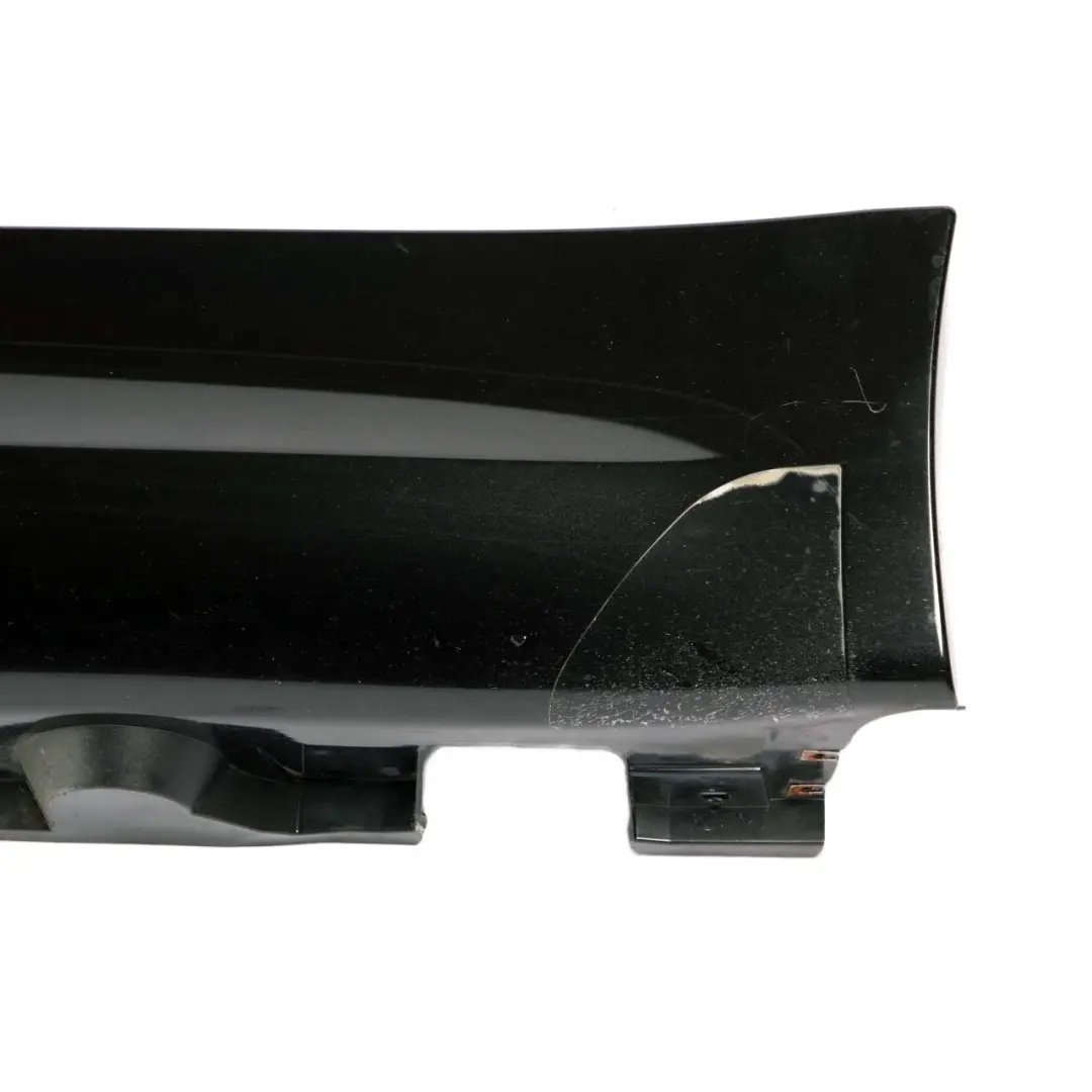 BMW 6 E63 E64 LCI Door Sill Side Cover Skirt Left N/S Black Sapphire - 475