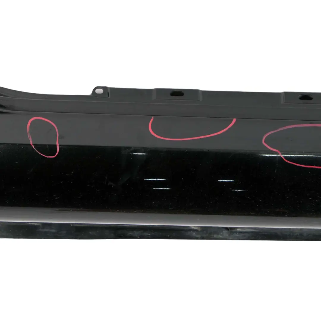 BMW 6 E63 E64 LCI Door Sill Side Cover Skirt Right O/S Black Sapphire - 475