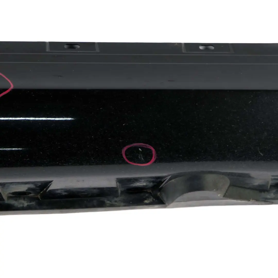 BMW 6 E63 E64 LCI Door Sill Side Cover Skirt Right O/S Black Sapphire - 475