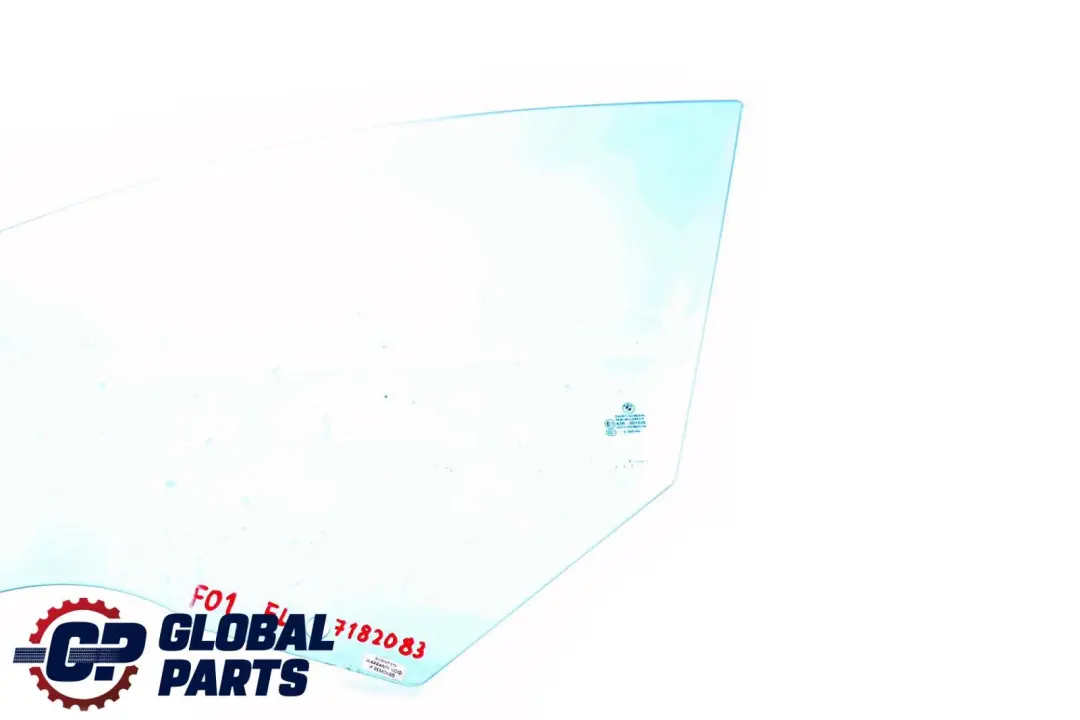 BMW F01 Front Left N/S Door Side Green Window Glass Pane AS2 7182083