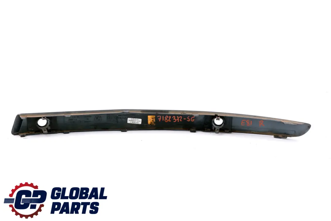 Bumper Protective Rubber Strip Right Sparkling Graphite BMW 1 Series E81 E87 LCI - SKU 7182372-SG - Part number 7182372