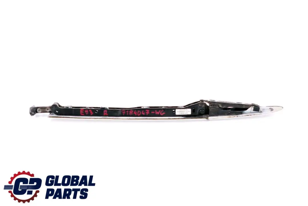 BMW 3 Series E93 Convertible Left Top Molding Roof Hinge Cover N/S White Gold