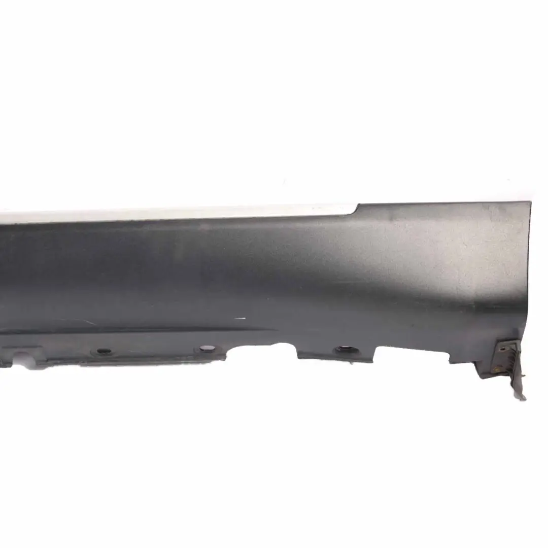 BMW X6 E71 Side Skirt Left N/S Sill Strip Cover Panel Aluminium Footplate Black