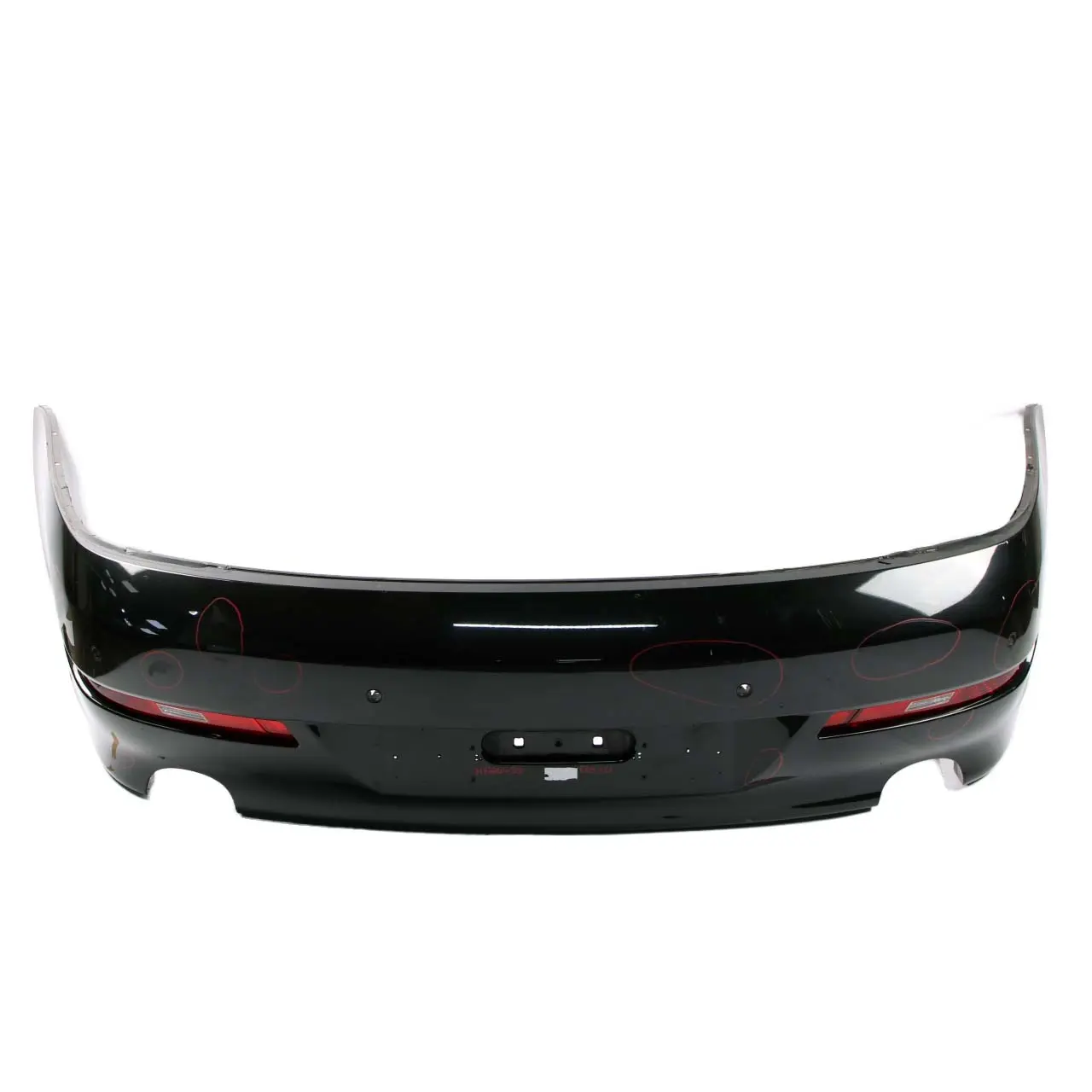 Rear Bumper BMW E63 E64 LCI PDC Trim Panel Black Sapphire Metallic - 475