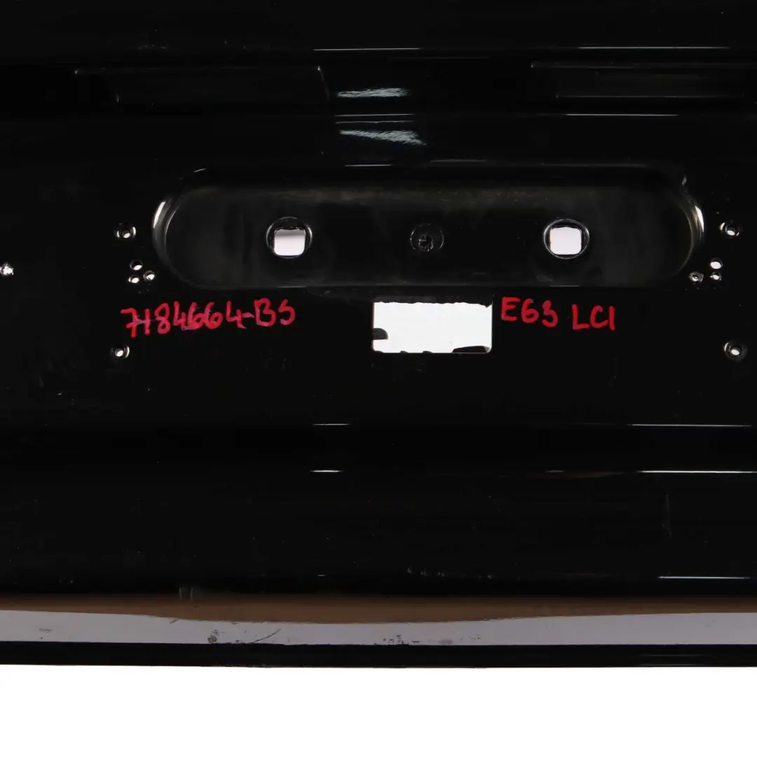 Rear Bumper BMW E63 E64 LCI PDC Trim Panel Black Sapphire Metallic - 475