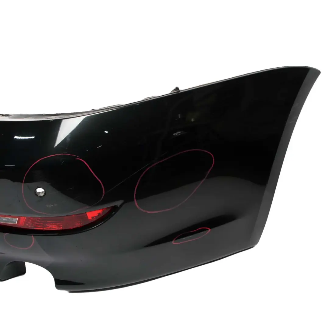 Rear Bumper BMW E63 E64 LCI PDC Trim Panel Black Sapphire Metallic - 475