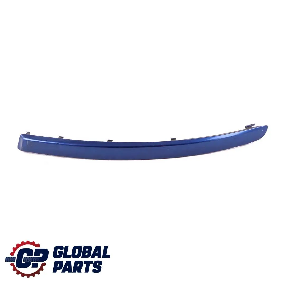 BMW 1 E87 LCI Front Bumper Protective Strip Left N/S Montegoblau Blue - A51