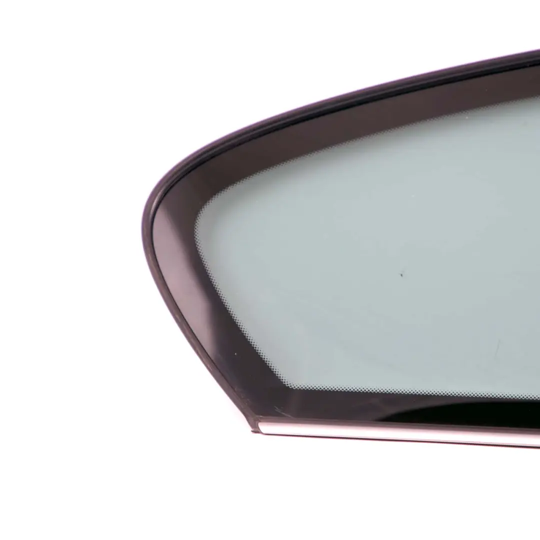 BMW 1 Series E81 Rear Right Door O/S Side Window Glass Black AS3 Trim 7190340