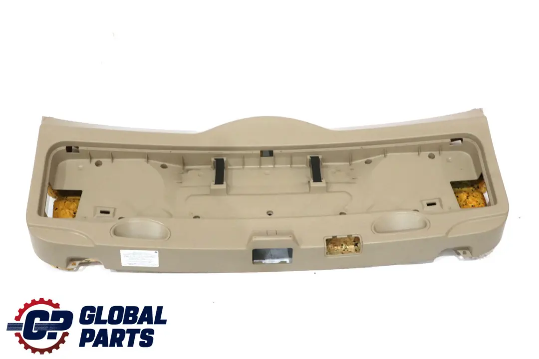 BMW 5 Series E61 Boot Trunk Tail Lid Lower Trim Panel Cremebeige 7061394