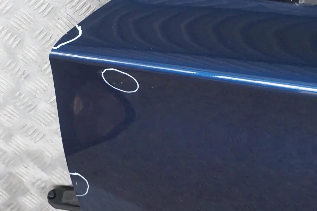 BMW 1 er E87 Fahrerseite Tür Vorne Links Tiefseeblau Blau Metallic - A76
