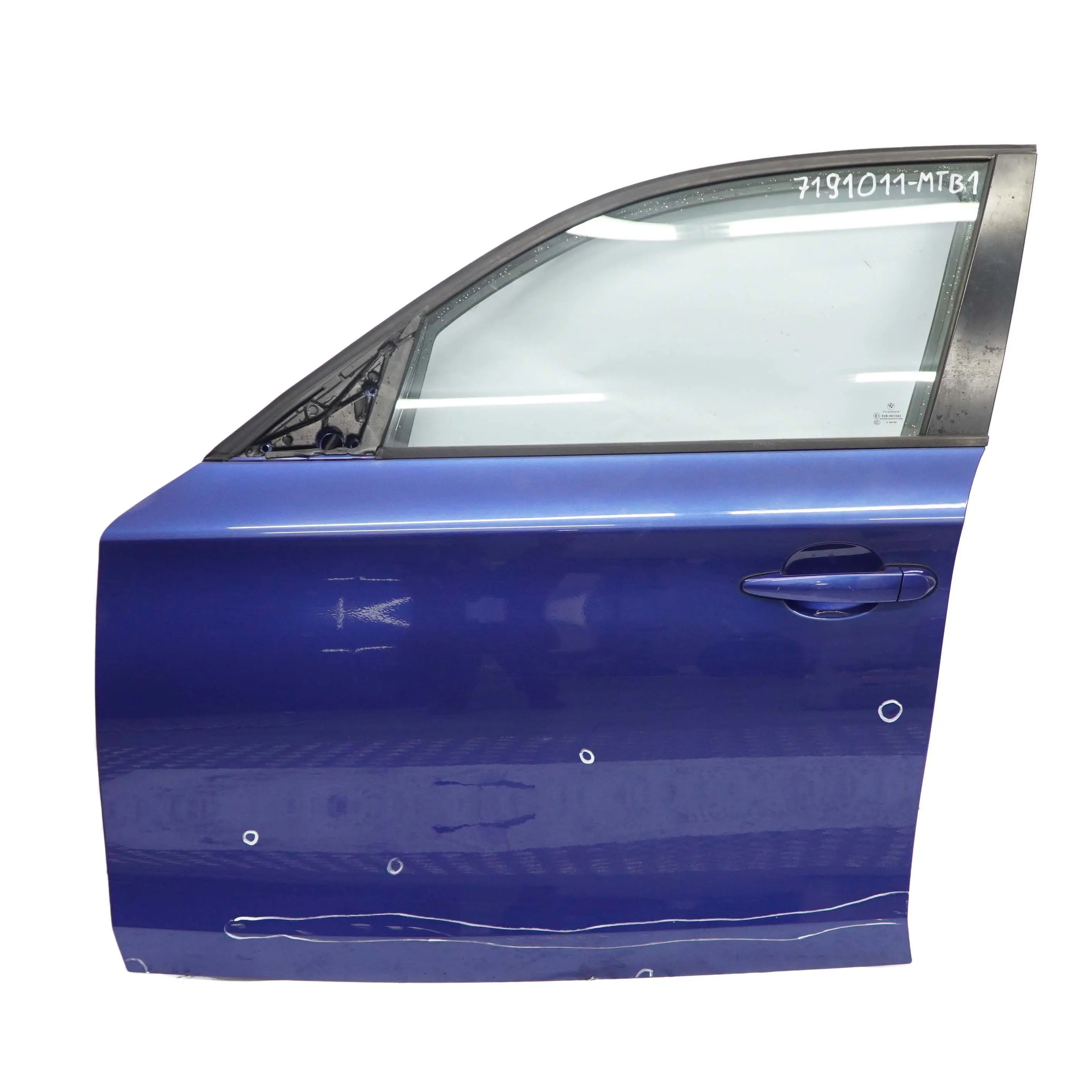 BMW 1 E87 Door Front Left N/S Montegoblau Montego Blue Metallic - A51