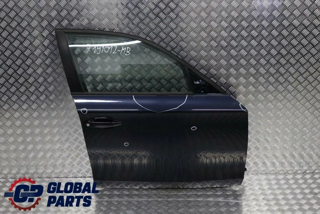 £BMW 1 SERIES E87 Door Front Right O/S Monacoblau Monaco Blau Blue - A35