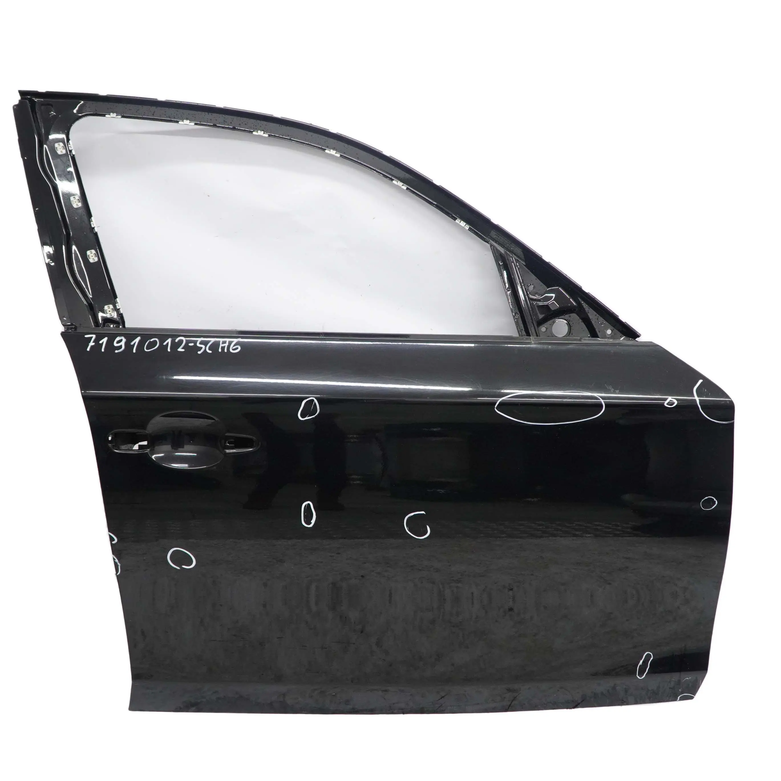 BMW 1 E87 Door Front Right O/S Schwarz 2 Black  - 668