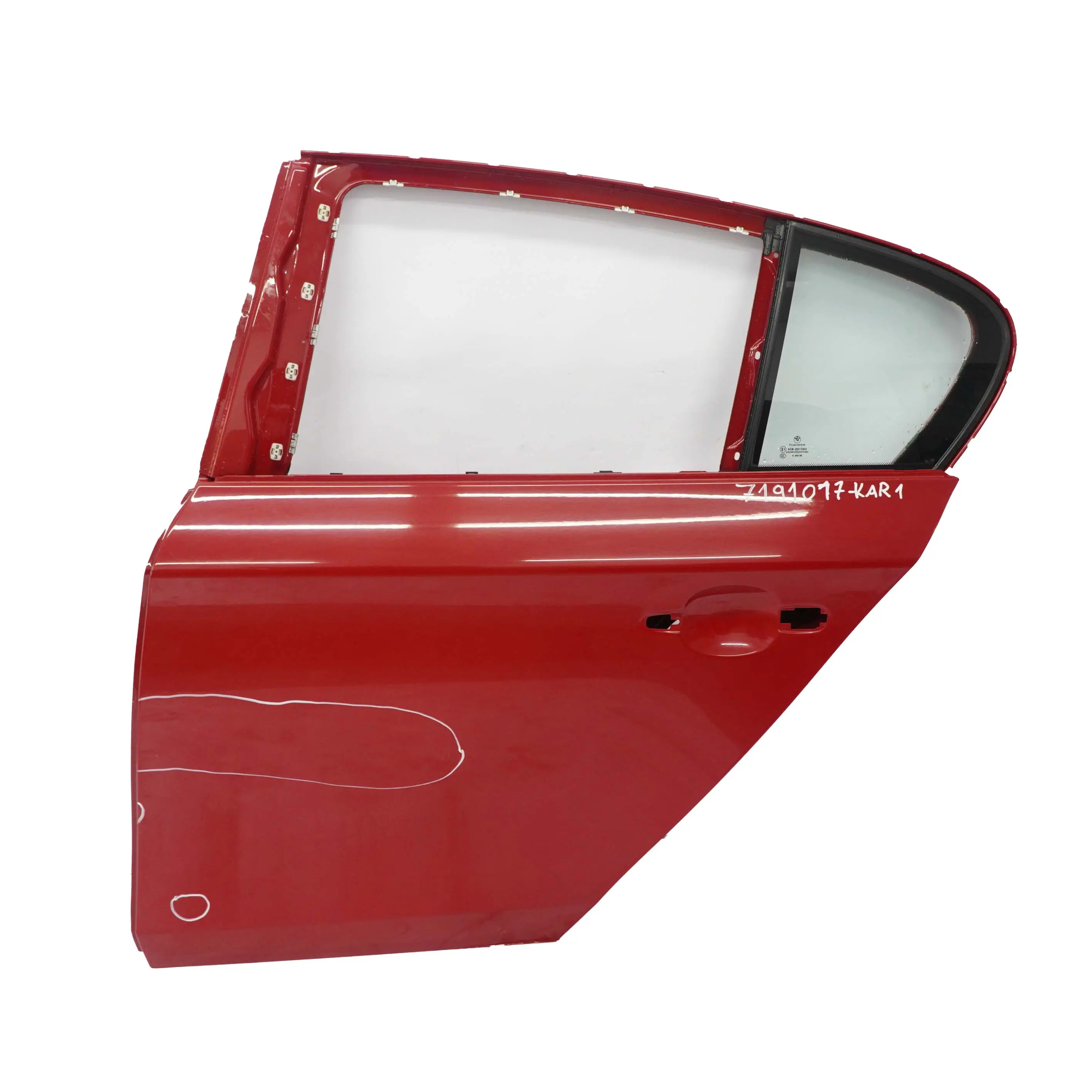 BMW E87 Door Rear Left N/S Karmesinrot Red Rot - A61