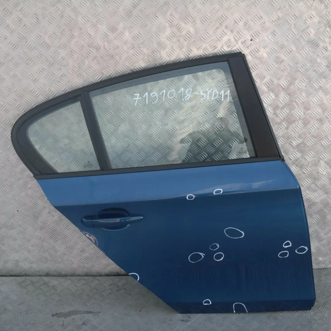 BMW 1 SERIES 11 E87 E87N Door Rear Right O/S Sydneyblau Sydney Blau Blue - A19