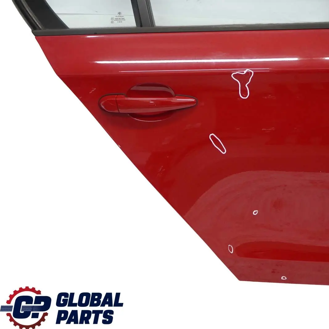 BMW 1 Series E87 Door Rear Right O/S Karmesinrot Crimson Red - A61