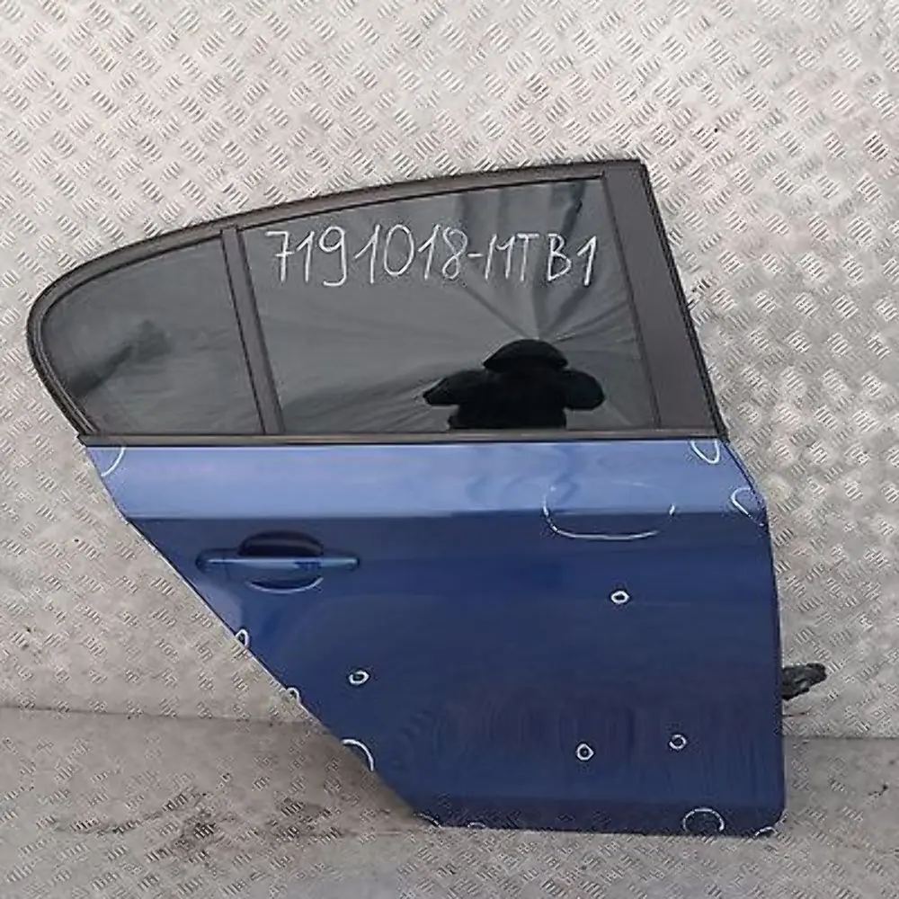 BMW 1 Series E87 E87N Door Rear Right O/S Montegoblau Montego Blau Blue Metallic