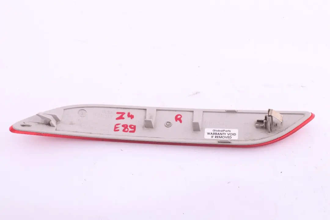 Bumper Reflector Right O/S BMW Z4 Series E89 Cabrio Roadster Rear - SKU 7191768 - Part number 7191768