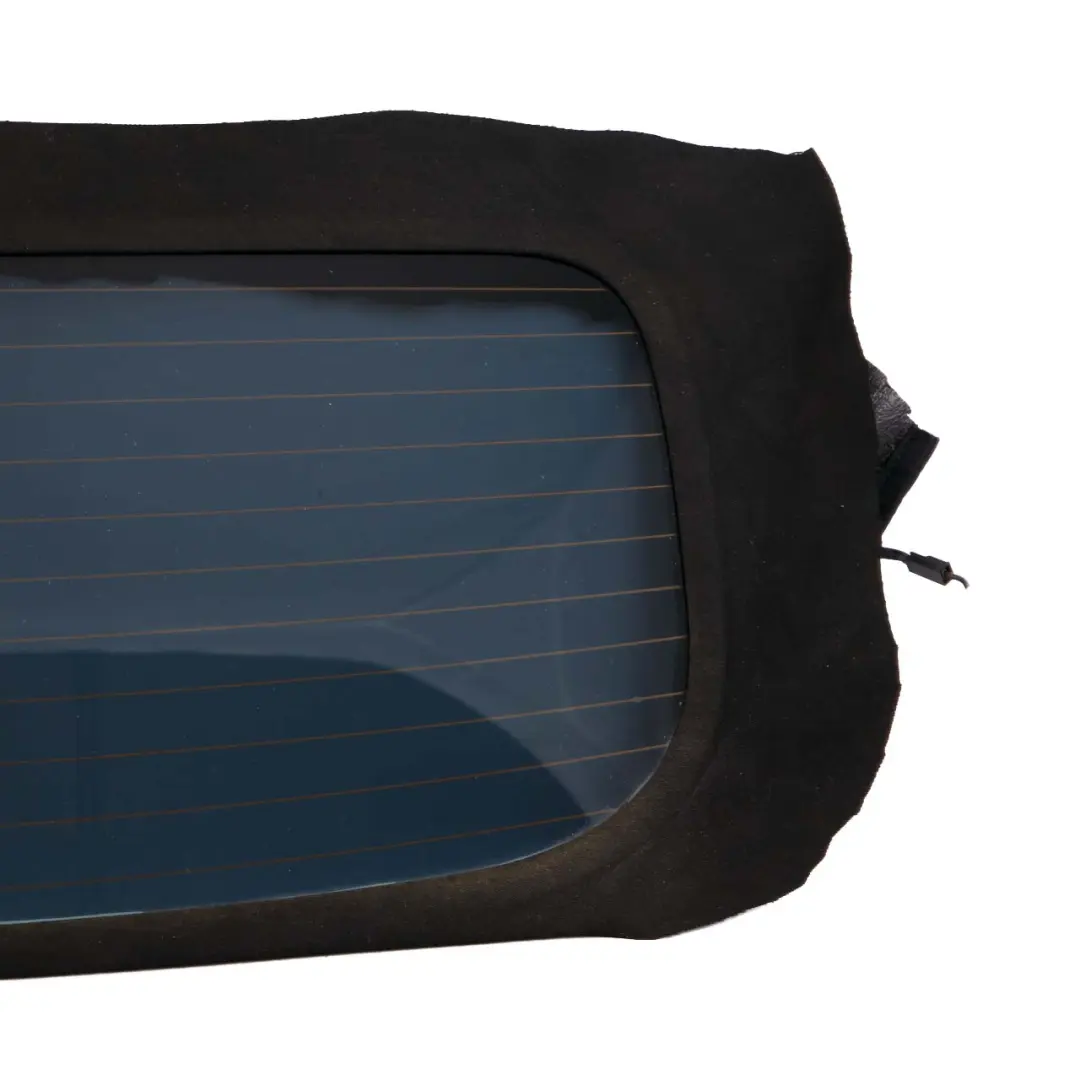 BMW 1 Series E88 Convertible Cabrio Rear Window Glass Black Foil Tinted AS2